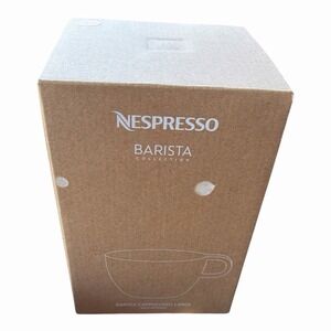 Nespresso Barista Collection Cappuccino Cups Medium Size Set of 2 NEW NEVER USED